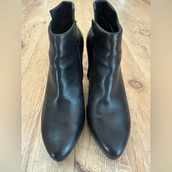 Paul Green Leather Heel Ankle Boots, Size 9.5 US EUC - Picture 5 of 11